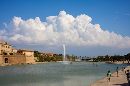 Old Town of Palma de Mallorca, Mallorca, Balearic Islands, Spain, 12 Septeber 2021.のeditorial素材