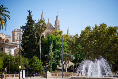 Old Town of Palma de Mallorca, Mallorca, Balearic Islands, Spain, 12 Septeber 2021.のeditorial素材