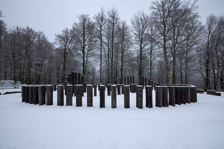 Sarmizegetusa Regia (royal residence) was the capital and the most important military, religious and political center of the Dacian state before the wars with the Roman Empire.のeditorial素材