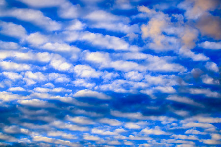 background with clouds in the sky on winter day