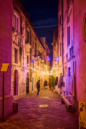 Siracusa, Ortigia-Italy March-21-2022. Images with tourist attractions of the city.