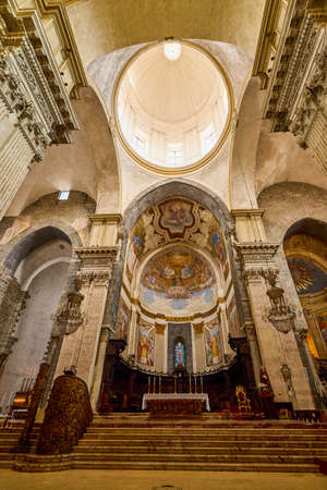 Catania, Sicily Italy March-20-2022. Images with tourist attractions of the city.のeditorial素材