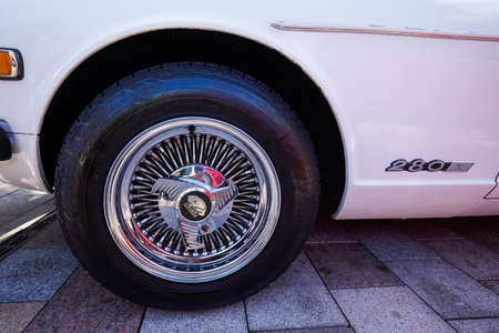 Pitesti, Romania May 1-2022. Images from the Exhibition with vintage carsのeditorial素材