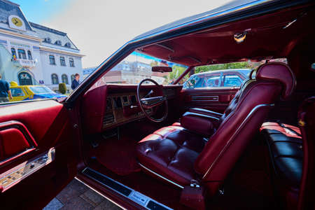 Pitesti, Romania May 1-2022. Images from the Exhibition with vintage carsのeditorial素材