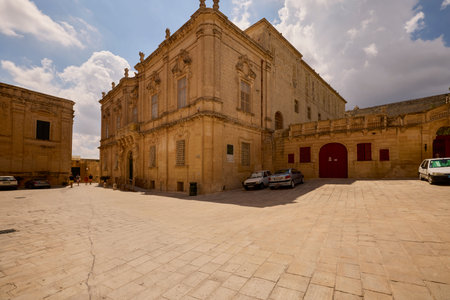 Mdina 09 July 2022.Images from Mdina, the old capital of the state of Malta. Mdina or Medina and in Maltese L-Imdina is an ancient city called in Phoenician Melitta.のeditorial素材