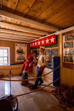 Popeye Village, Malta - July 9, 2022: Images of Popeye Village. Popeye Village is one of the most popular tourist attractions in Malta.のeditorial素材