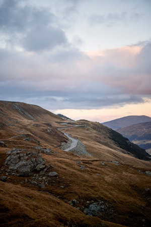 Beautiful autumn mountain landscape at over 2000 metersの写真素材
