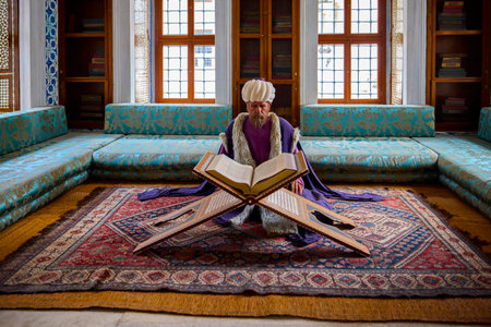 Istanbul, Turkey, November 28 2022. Topkapi Palace & Harem, images from inside the Plat, Buildings...