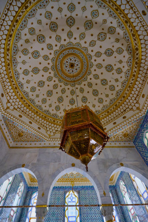 Istanbul, Turkey, November 28 2022. Topkapi Palace & Harem, images from inside the Plat, Buildings...