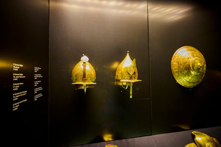 Istanbul, Turkey, November 28 2022. Topkapi Palace & Harem, images from inside the Plat, Buildings and Museums.のeditorial素材