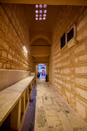 Istanbul, Turkey, November 28 2022. Topkapi Palace & Harem, images from inside the Plat, Buildings and Museums.のeditorial素材