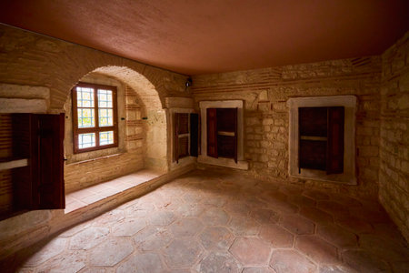 Istanbul, Turkey, November 28 2022. Topkapi Palace & Harem, images from inside the Plat, Buildings and Museums.のeditorial素材