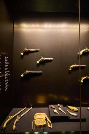 Istanbul, Turkey, November 28 2022. Topkapi Palace & Harem, images from inside the Plat, Buildings and Museums.のeditorial素材