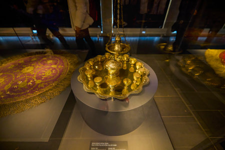 Istanbul, Turkey, November 28 2022. Topkapi Palace & Harem, images from inside the Plat, Buildings and Museums.のeditorial素材