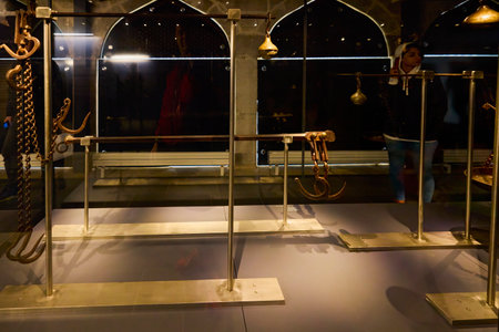 Istanbul, Turkey, November 28 2022. Topkapi Palace & Harem, images from inside the Plat, Buildings and Museums.のeditorial素材