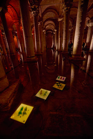 Istanbul Turkey November 29 2022. the Basilica Cisterns is the largest of several hundred ancient...