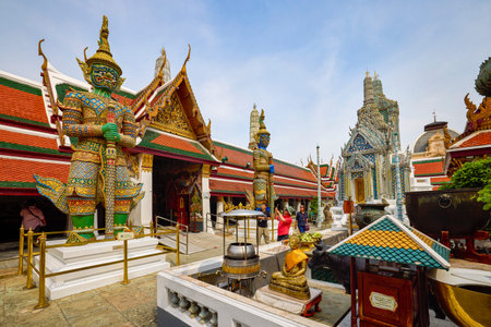 Bangkok, Thailand May 23, 2023. The Grand Palace, is a complex of buildings at the heart of Bangkok,...