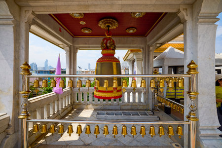 Bangkok Thailand May 24, 2023. Images from Wat Traimit, the temple famous for the golden Buddha statue.のeditorial素材