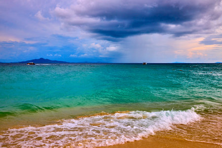 Beautiful scenery of the Thai islands of Phuke, scenery for travel.の写真素材