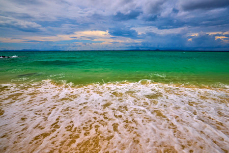 Beautiful scenery of the Thai islands of Phuke, scenery for travel.の写真素材