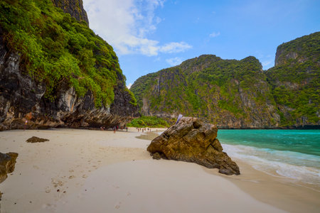Phuket Thailand May 26, 2023. Phi Phi Islands Tour Pictures, Travel Scenery.のeditorial素材