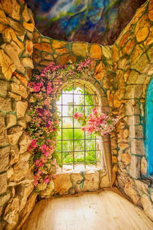 Sozopol Bulgaria 14 August 2023. Pictures with The Castle of Ravadinovo Bulgaria - In Love with the Wind, One of the most popular castles in Europe.のeditorial素材