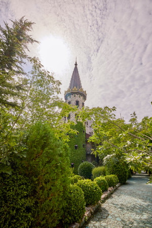 Sozopol Bulgaria 14 August 2023. Pictures with The Castle of Ravadinovo Bulgaria - In Love with the Wind, One of the most popular castles in Europe.のeditorial素材