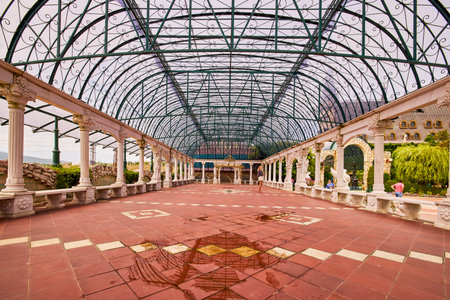 Sozopol Bulgaria 14 August 2023. Pictures with The Castle of Ravadinovo Bulgaria - In Love with the Wind, One of the most popular castles in Europe.のeditorial素材