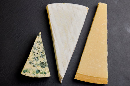 mixed of several types of cheese