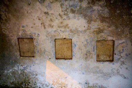 Images from Corbi de Piatra it is an ancient monastery, Dated from June 23, 1512, Located in Arges county, Muscel region, in Romaniaの写真素材