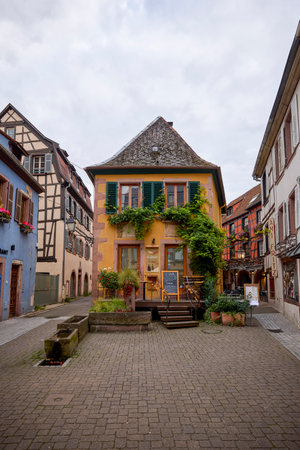 Ribeauville - France October 17, 2025. small town in France located on the Alsace wine route, images of various tourist attractions specific to the areaの写真素材