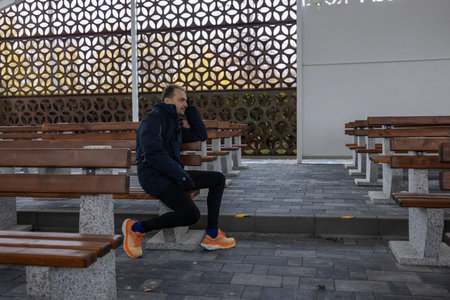 a male in an outdoor setting