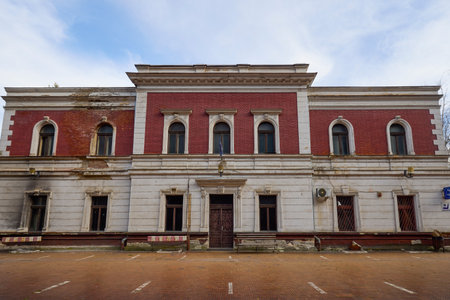 Baile Herculane Romania December 15, 2025. It is the oldest tourist resort in the country and also among the most important and visited permanent spa resorts in Romania and Eastern Europe.のeditorial素材