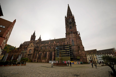 Freiburg im Breisgau, Germany October 19, 2025. images of the city with various tourist attractions characteristic of the areaのeditorial素材