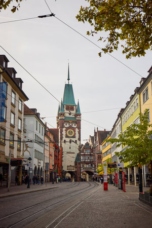 Freiburg im Breisgau, Germany October 19, 2025. images of the city with various tourist attractions characteristic of the areaのeditorial素材