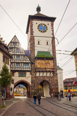 Freiburg im Breisgau, Germany October 19, 2025. images of the city with various tourist attractions characteristic of the areaのeditorial素材