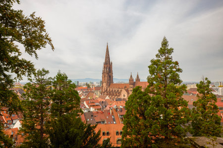 Freiburg im Breisgau, Germany October 19, 2025. images of the city with various tourist attractions characteristic of the areaのeditorial素材