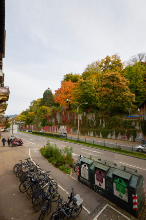 Freiburg im Breisgau, Germany October 19, 2025. images of the city with various tourist attractions characteristic of the areaのeditorial素材