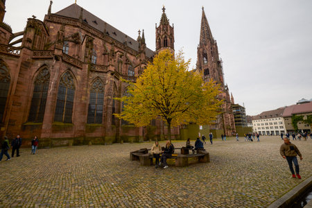 Freiburg im Breisgau, Germany October 19, 2025. images of the city with various tourist attractions characteristic of the areaのeditorial素材