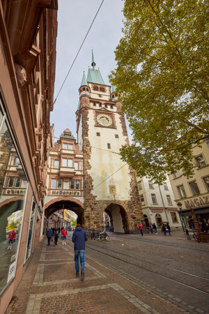 Freiburg im Breisgau, Germany October 19, 2025. images of the city with various tourist attractions characteristic of the areaのeditorial素材