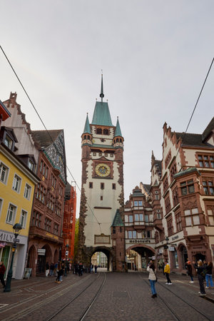 Freiburg im Breisgau, Germany October 19, 2025. images of the city with various tourist attractions characteristic of the areaのeditorial素材