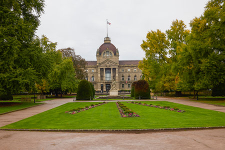Strasbourg France October 20, 2025, images from Strasbourg, the city where the European Parliament is located, various tourist and important attractions of the cityのeditorial素材