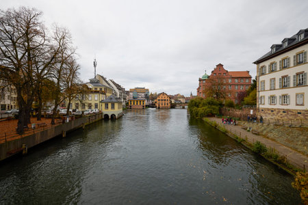 Strasbourg France October 20, 2025, images from Strasbourg, the city where the European Parliament...