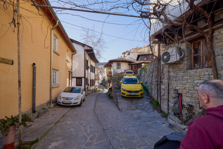 Veliko Tarnovo Bulgaria March 13 2026. generic images of the city with various tourist attractions, streets and buildings.のeditorial素材