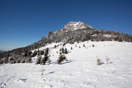 winter on high mountains - Velky Rozsutec, Slovakiaの写真素材