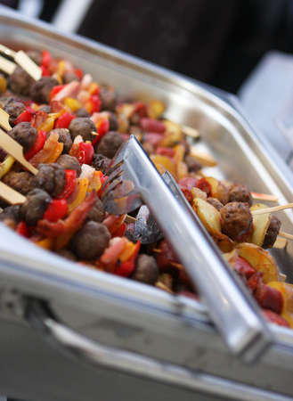 Catering food at a partyの写真素材