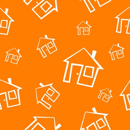 illustration of house patternのイラスト素材
