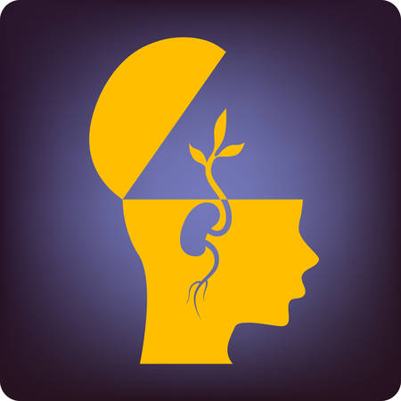 Brain growthのイラスト素材