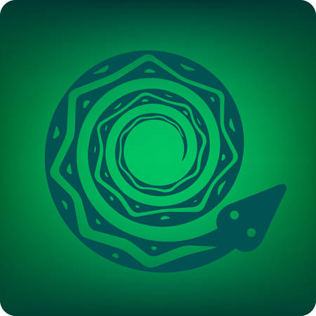 tribal snakeのイラスト素材