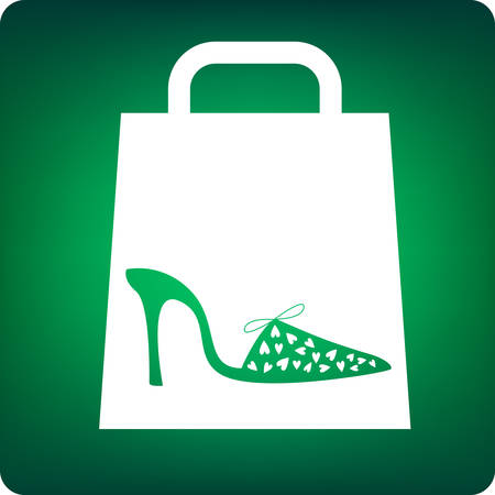 shoe shoppingのイラスト素材